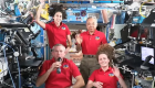 جشن شکرگزاری فضانوردان در ایستگاه فضایی بین‌المللی