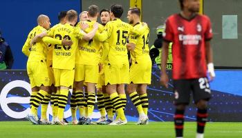 فوز دورتموند على ميلان