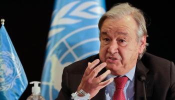 Le secrétaire général des Nations Unies, António Guterres