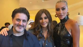 إليسا تتوسط ملحم زين ومايا دياب