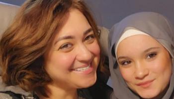 مروة عبدالمنعم وابنتها حور