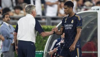 جود بيلينغهام وكارلو أنشيلوتي في ريال مدريد