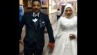 تركا الزفاف وذهبا للتصويت.. عروسان يشاركان في انتخابات الرئاسة المصرية (فيديو)