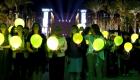 Des ballons jaunes et un message urgent... La jeunesse mondiale appelle à l'action à la COP28