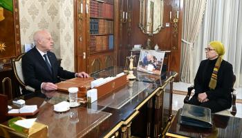 جانب من لقاء قيس سعيد ووزيرة العدل