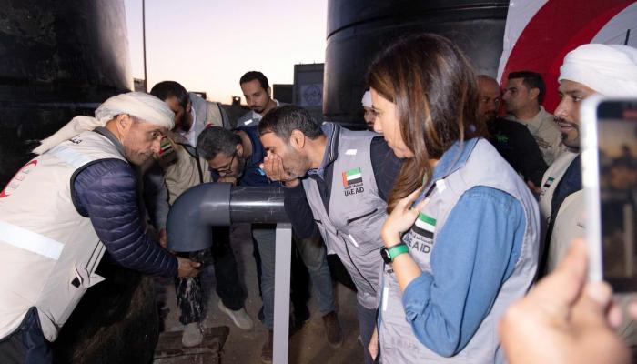 الإمارات تدشن محطات تحلية مياه في غزة