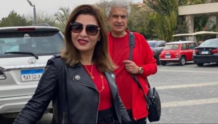 الإعلامي الراحل وائل الإبراشي وزوجته