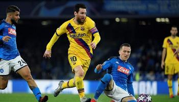 مباراة برشلونة ونابولي في 2020