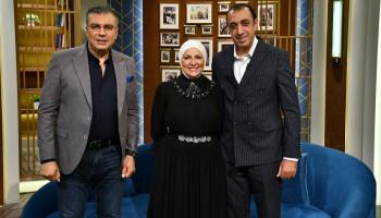 دعاء فاروق وزوجها رفقة الإعلامي عمرو الليثي
