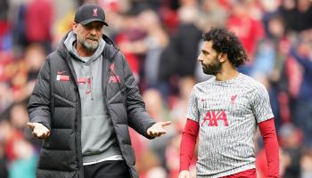 محمد صلاح ويورغن كلوب