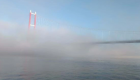 Çanakkale Boğazı'nda yoğun sis nedeniyle gemi trafiği durdu
