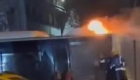 İstanbul Bakırköy’de metrobüs yandı!