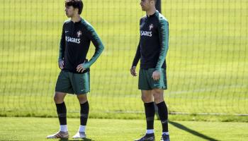 João Félix et Cristiano Ronaldo
