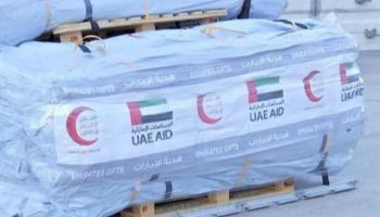 جانب من جهود الإمارات لإغاثة متضرري زلزال تركيا وسوريا