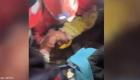 نجات نوزاد ۷ ماهه در ترکیه که ۱۴۰ ساعت زیر آوار بود (+ویدئو)
