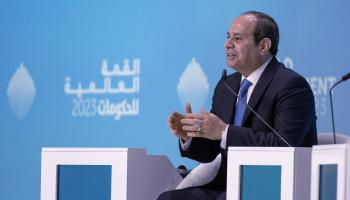 الرئيس المصري عبدالفتاح السيسي في القمة العالمية للحكومات
