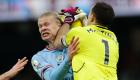 Vidéo..Manchester City : Le gros choc entre Haaland et Martinez