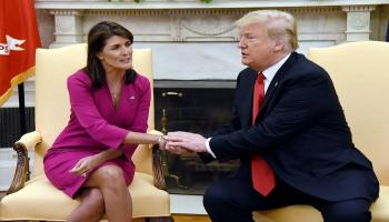 دونالد ترامب ونيكي هالي - أرشيفية