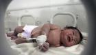 «آیه»، نوزاد سوری که زیر آوار به دنیا آمد! (+ویدئو)