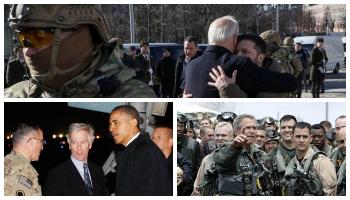 رؤساء أمريكيون في مناطق الحروب