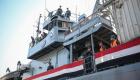 Mısır'ın askeri gemisi depremzedelere 650 tonluk yardım taşıdı