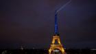 La Tour Eiffel illuminée aux couleurs de l'Ukraine, un an après le début de la guerre
