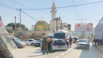 موقع إطلاق النار بالضفة الغربية