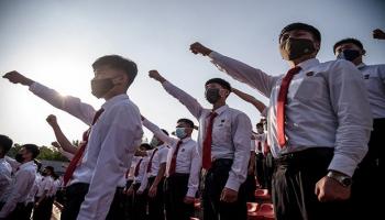 طلاب كوريون شماليون