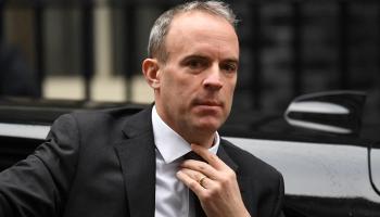 دومينيك راب وزير العدل نائب رئيس الوزراء البريطاني