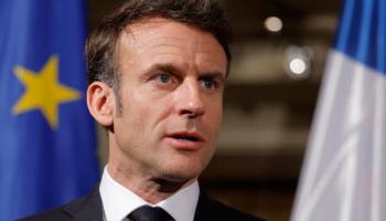 الرئيس الفرنسي إيمانويل ماكرون