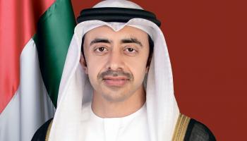  الشيخ عبدالله بن زايد آل نهيان؛ وزير الخارجية والتعاون الدولي الإماراتي