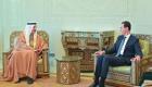 بشار اسد با صقر غباش، رئیس شورای ملی فدرال امارات، دیدار کرد
