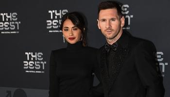 ليونيل ميسي وزوجته أنتونيلا روكوزو