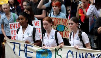 Des centaines de manifestants en grève en Australie
