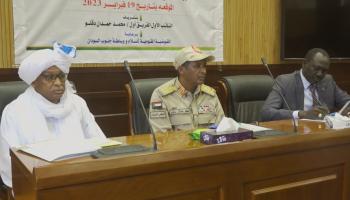 دقلو خلال ورشة شرح المصفوفة المحدثة لاتفاق سلام السودان