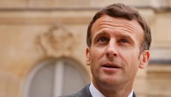 الرئيس الفرنسي إيمانويل ماكرون