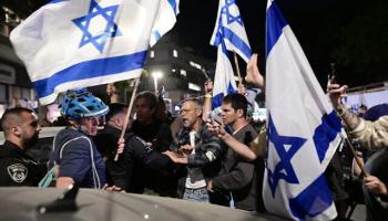 La police israélienne affronte des manifestants 