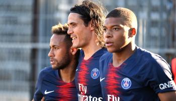Neymar Cavani et Mbappe