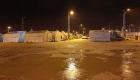 Deprem bölgesi Kahramanmaraş'ta çadırları su bastı