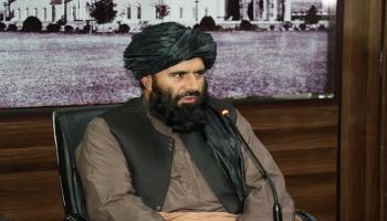 القيادي بحركة طالبان مولوي محمد داود مزمل حاكم ولاية بلخ
