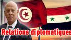 Tunisie : Kaïs Saïed favorable à un rétablissement des relations avec Damas
