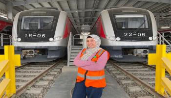 قائدة القطار المصرية إسراء ياسر