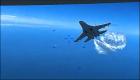 اولین تصاویر از لحظه برخورد جنگنده روسی با پهپاد آمریکایی (+ویدئو)