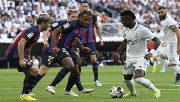ريال مدريد ضد برشلونة 