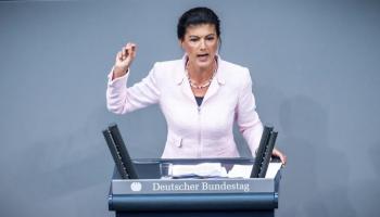 سارة فاغنكنيشت النائبة البارزة بالبرلمان الألماني