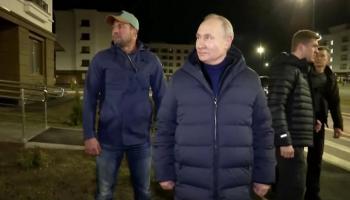 جانب من زيارة بوتين إلى ماريوبول 