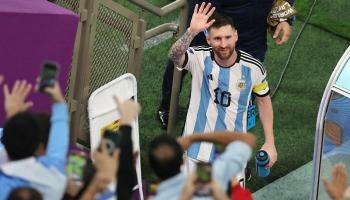 ليونيل ميسي قائد منتخب الأرجنتين