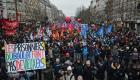 Paris'te “emeklilik reformu”na karşı gösterilerde gözaltı sayısı artıyor