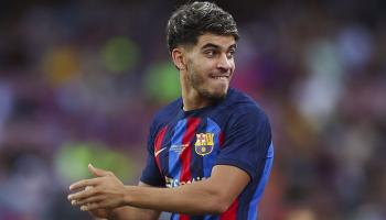 عبدالصمد الزلزولي لاعب برشلونة المعار إلى أوساسونا