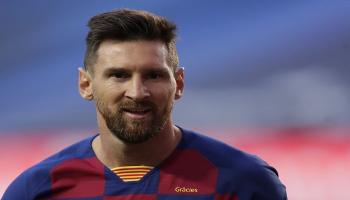 ليونيل ميسي نجم برشلونة السابق